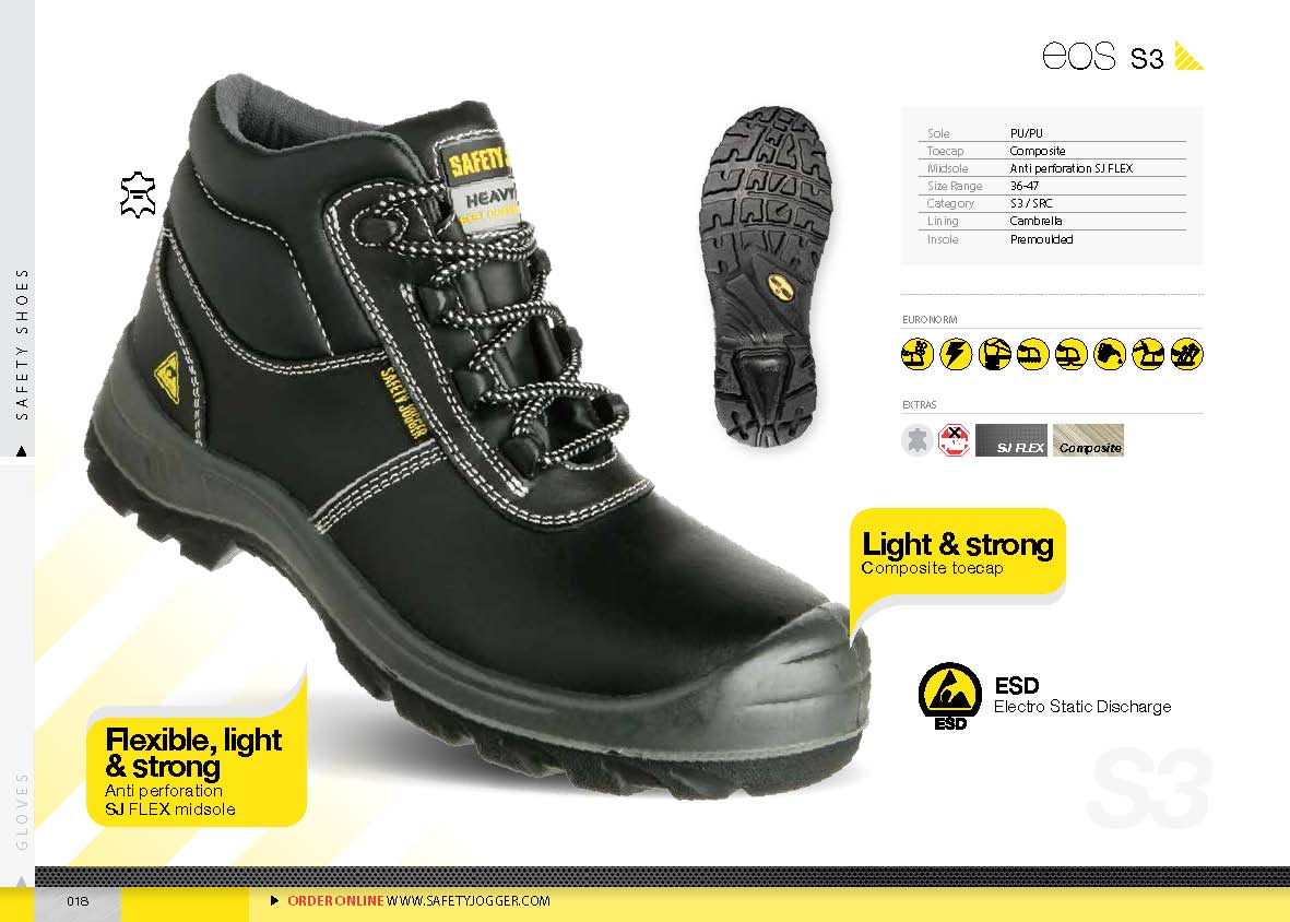 safety shoes safety Jogger Eos S3 ESD