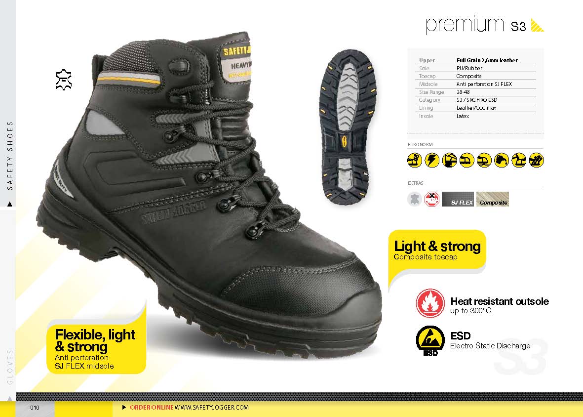 safety shoes safety Jogger Premium S3 HRO ESD 300C