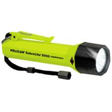 ไฟฉายนิรภัย PELICAN-2000C SUPER SABRELITE W/Batter safety tray